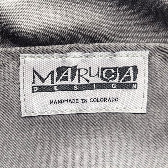 Maruca Millie Lu Optic Beat Black Hand-Sewn Fabric Bag NWOT